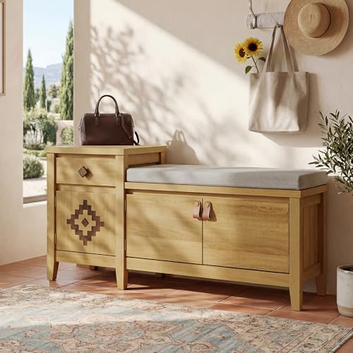entryway bench with storage, 3 in 1 storage, package contents