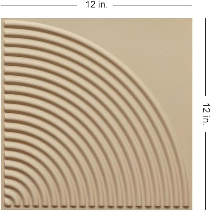 From Plain To Beautiful In Hours 9002 Arc Swell PVC 12 in x 12 in Peel and - Image 2
