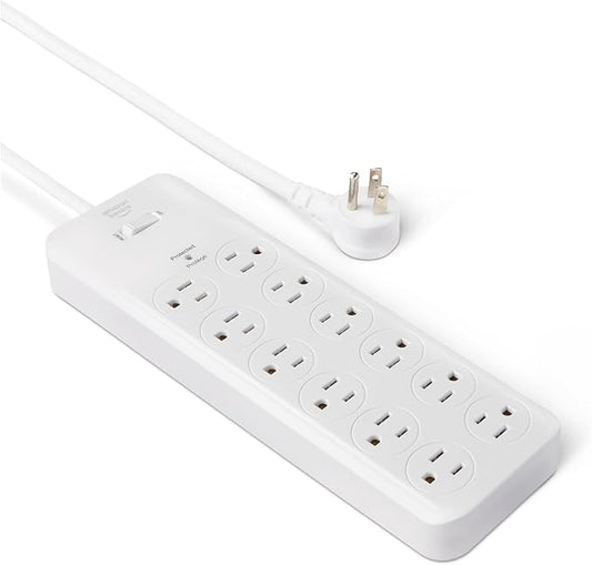 Amazon Basics Surge Protector Power Strip, 4000 Joules, 8ft Extension Cord by AmazonBasics