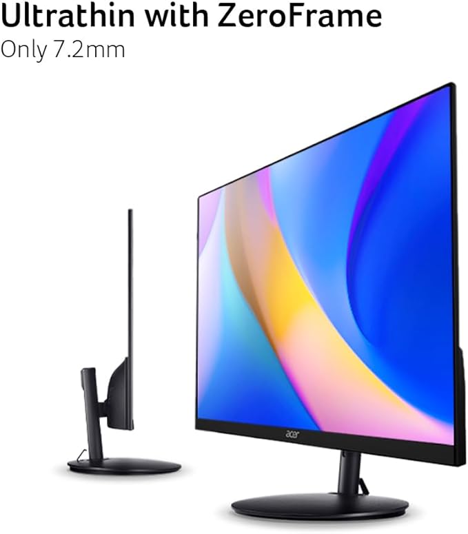 Acer SH272 G0bih 27" IPS Full HD Ultra-Thin Gaming Office Monitor | - Image 9