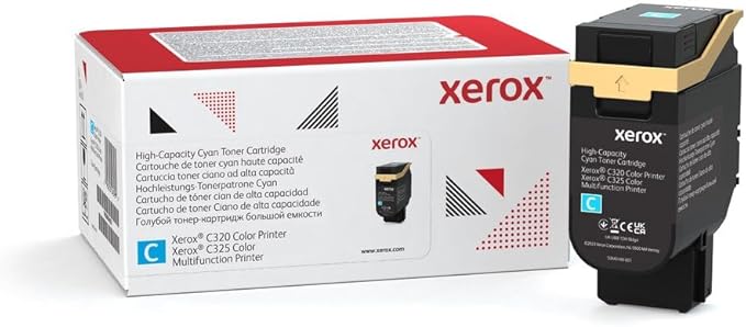 Xerox Genuine C320/C325 Cyan High Capacity Toner Cartridge- 006R04828 by Xerox