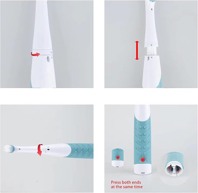 Electric Cleaning Brush with 4 in 1 Multiple Brush Heads, Indoor Household - Image 4