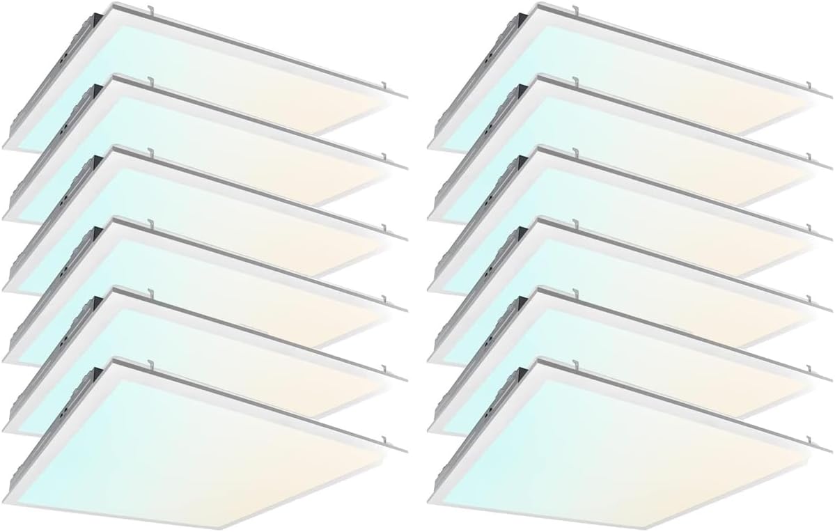 2x2 FT LED Light Flat Panel, Color Temperature Selectable 3K | 4K | 5K