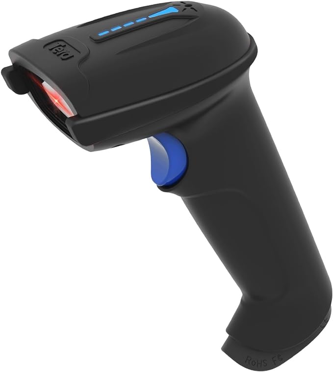 Tera Pro 1D Wireless Barcode Scanner 3 in 1 Bluetooth & 2.4G Wireless & USB by Tera