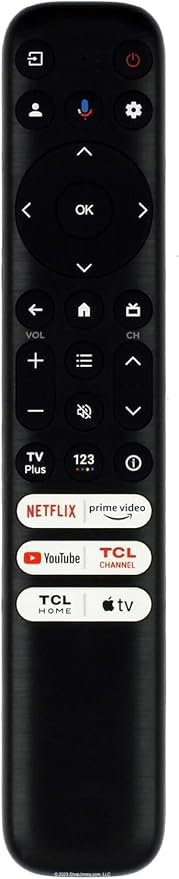 RC813 Replacement Remote for All TCL Android/Google TVs, Compatible by AULTRA