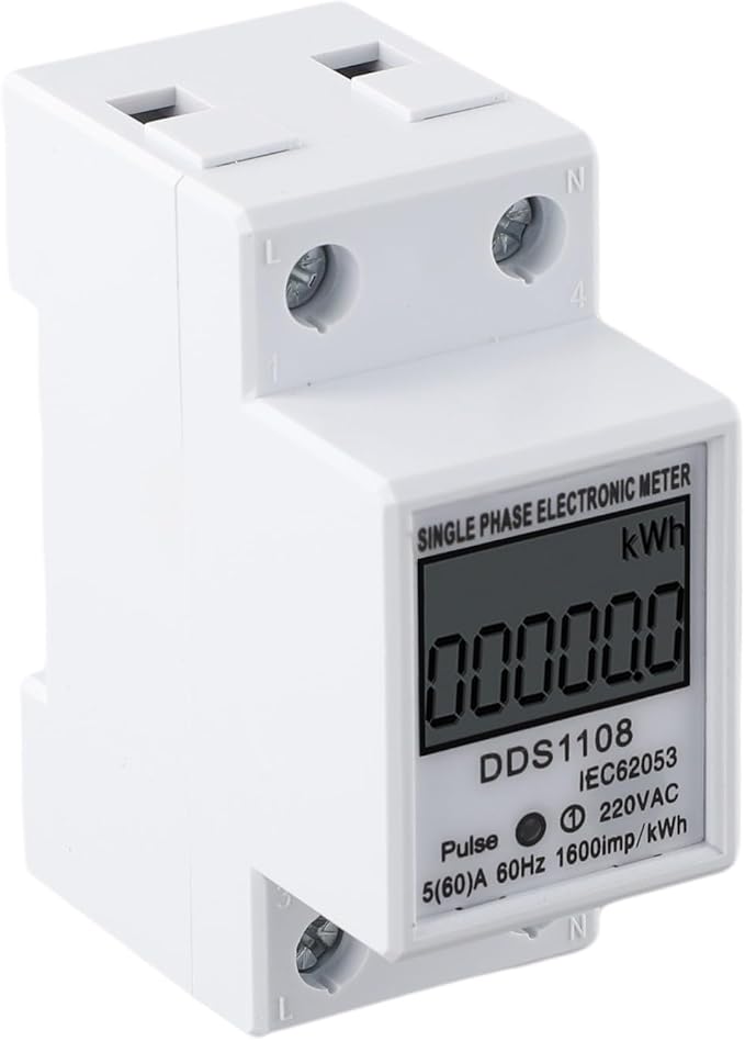 Digital Energy Meter LCD Display 50A 60A Single Phase Power Monitor Electric - Image 6