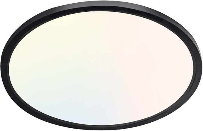 hykolity 9 Inch Selectable CCT LED Round Flat Panel Light, 18W 1800LM by hykolity
