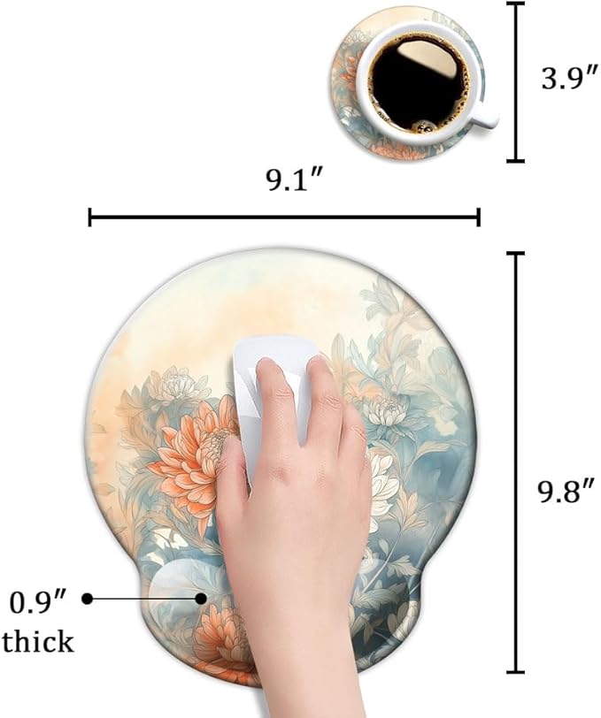 Ergo Comfort Gel Wrist Rest Mouse Pad-Ergonomic Office Mousepad - Image 6