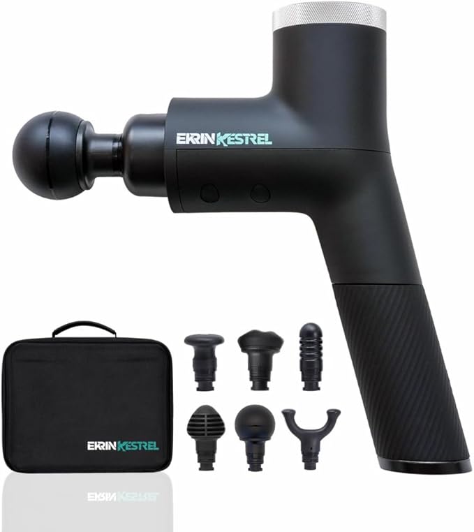 Ekrin Athletics Kestrel Massage Gun: Enhanced Precision & Comfort by EKRINATHLETICS