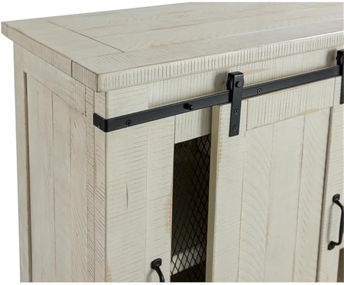 Martin Svensson Home Rustic 65” Solid Wood TV Stand - Image 5