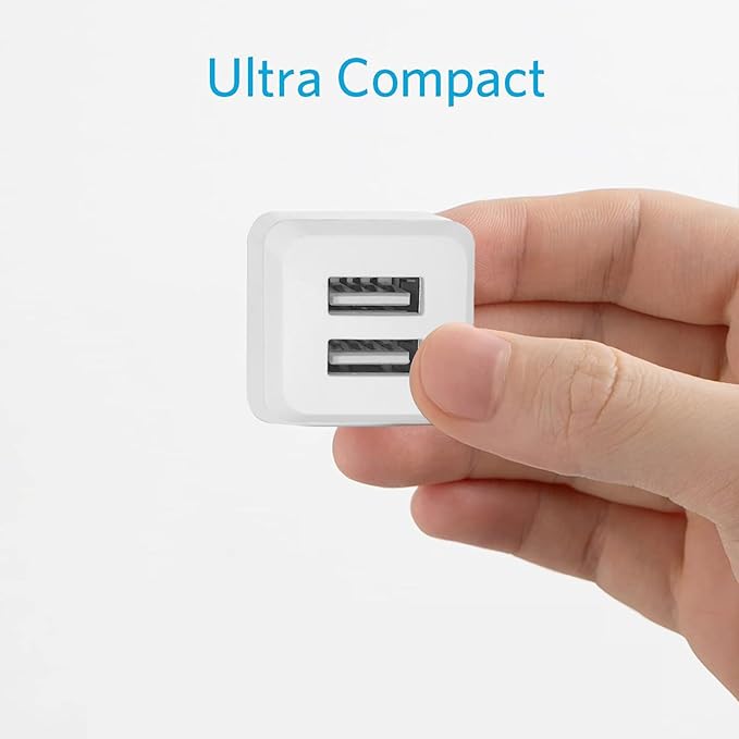 USB Wall Charger, Charger Block，Dual Port USB Cube Chargers，Power Adapter - Image 6
