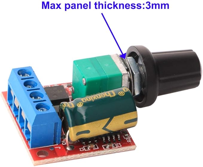 Gebildet 3pcs Mini DC Motor PWM Speed Controller, DC 5V-35V 5A Speed Adjustable - Image 6
