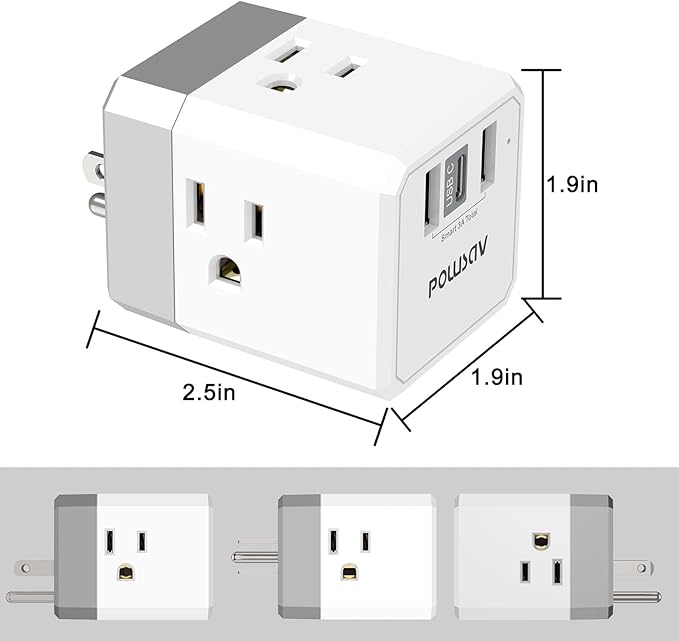 Cruise Ship Essentials, 3-Side Outlet Splitter - Image 7