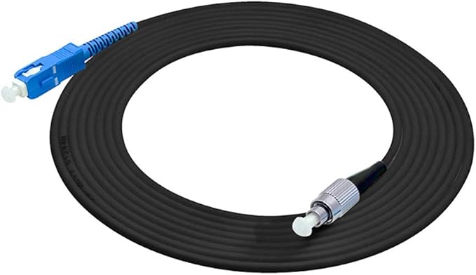 Jeirdus 100ft 100feet 30m SC to FC Outdoor Armored Simplex 9/125 SM Fiber Optic - Image 4