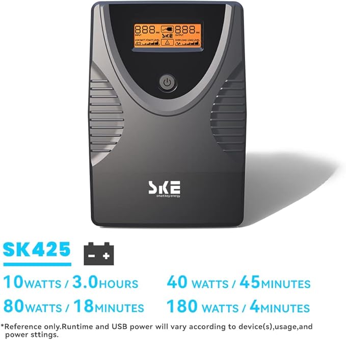 Ups Battery Backup and Surge Protector 425VA/240W, Computer Uninterruptible - Image 5