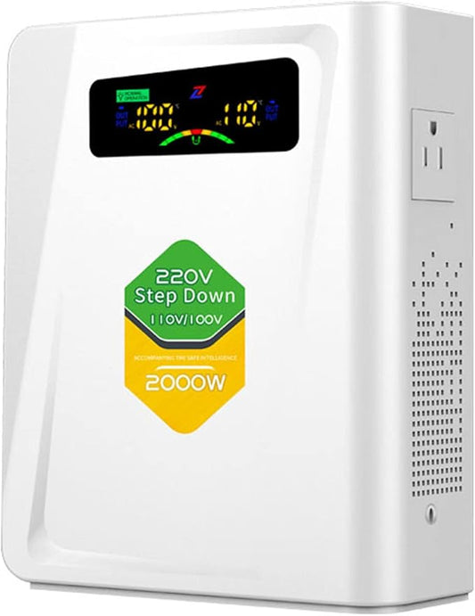 Step Down Transformer 220v to 110v Voltage Converter 2000w, No Noise, Ten by ZHENGXI