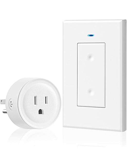Remote Control Outlet, WILAWELS Wireless Light Switch, Removable Remote Light by Wilawels