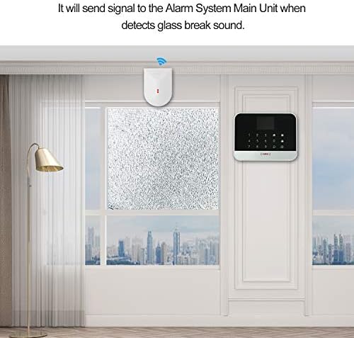 HEEPDD Glass Break Shock Detector, Security Window Sensor - Image 2