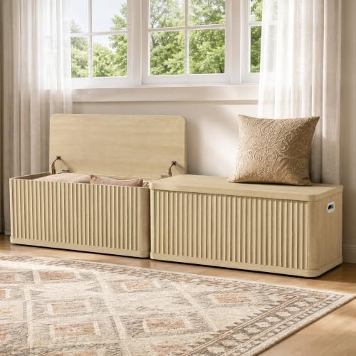 sicotas storage bench 40.2" wide shoe bench with, view 9