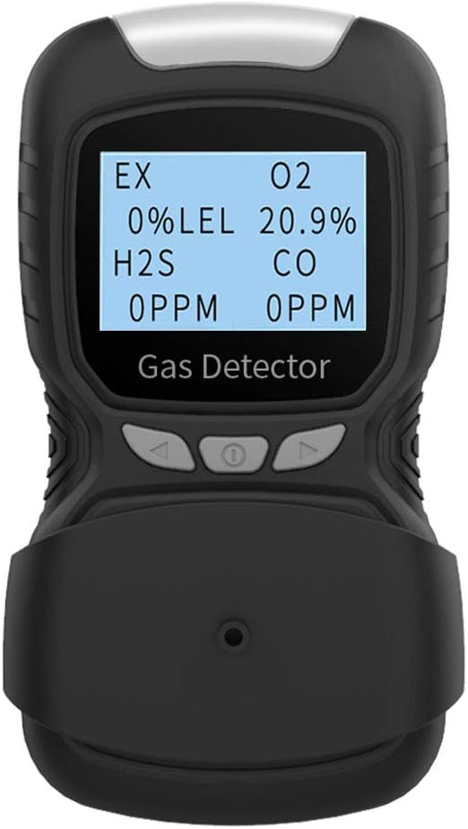 XLA Alert Portable Gas Detector, Gas Clip 4 Gas Monitor Meter Tester Analyzer - Image 8