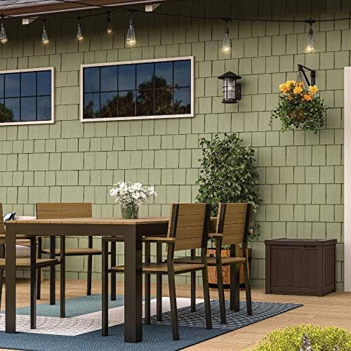 suncast 17 x 22 inch resin 22-gallon patio, view 9