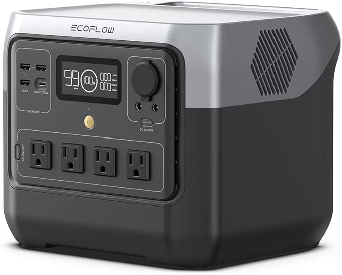 EF ECOFLOW Portable Power Station RIVER 2 Pro, 768Wh LiFePO4 Battery, 70 Min by EFECOFLOW