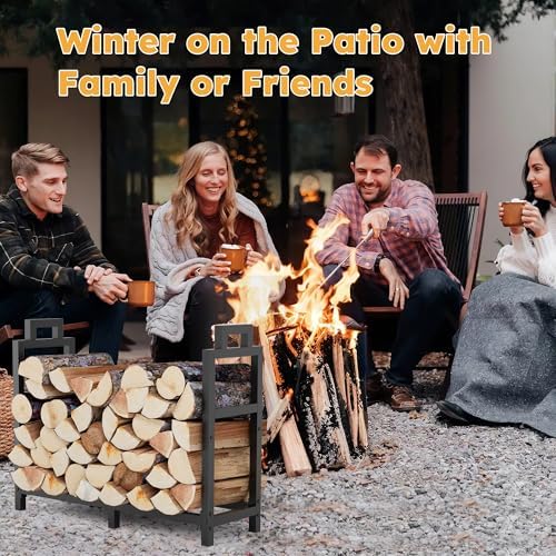 30 inch firewood rack outdoor indoor with handle, package contents