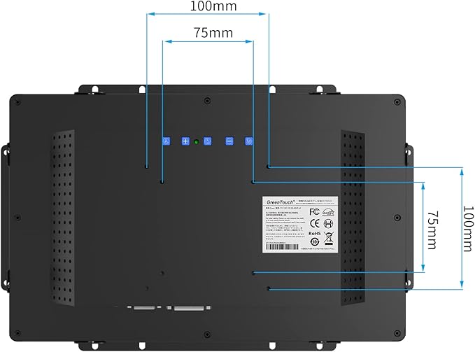 GreenTouch 13.3 Inch 10 Points Open Frame Touch Display, Industrial PCAP - Image 3