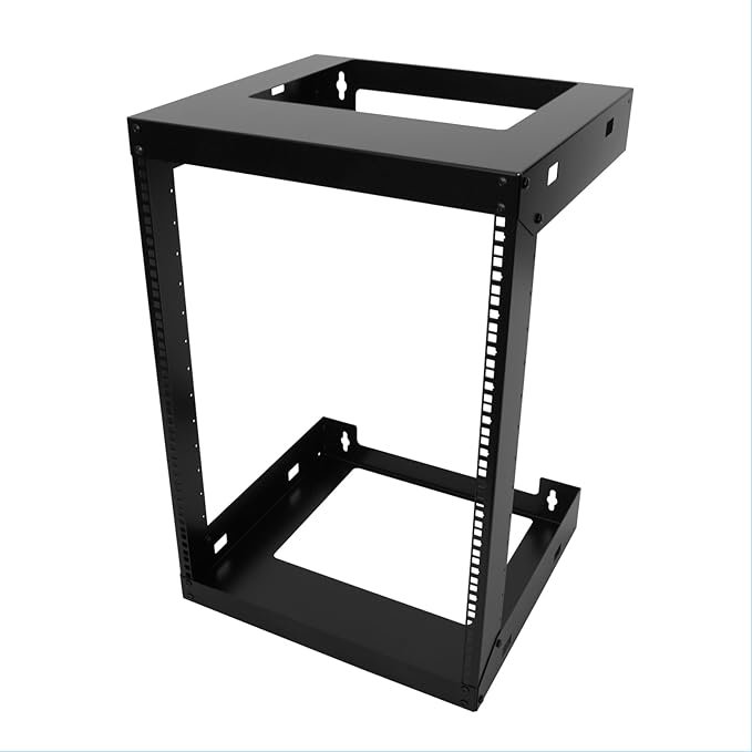 Raising Electronics 15U Wall Mount Open Frame 19 Inch Server Equipment Rack by RAISINGELECTRONICS