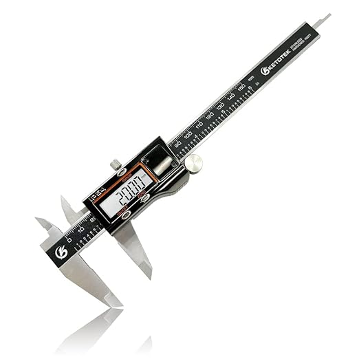 KETOTEK Digital Caliper Measuring Tool, IP54 Waterproof Stainless Steel - Image 8