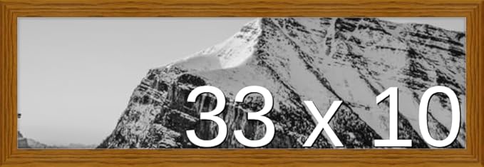 Frame It Easy 33 x 10 Hazel Wood Frame by FrameItEasy