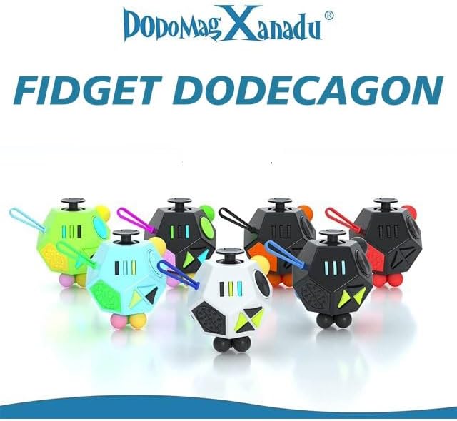 Fidget Dodecagon –12-Side Fidget Toys Cube Relieves Stress and Anxiety Anti - Image 8