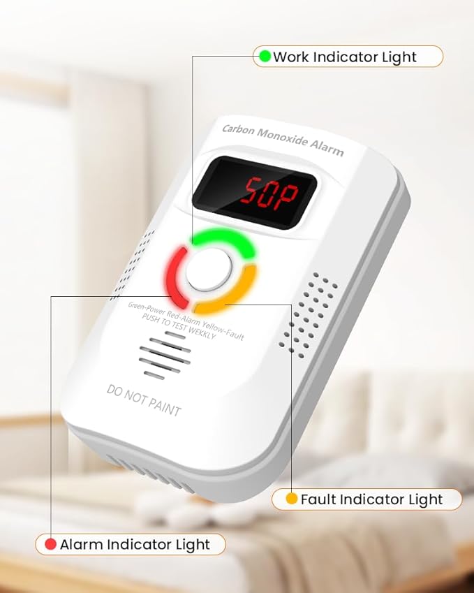 KIMROG Carbon Monoxide Detector, Plug in CO Detector - Image 4