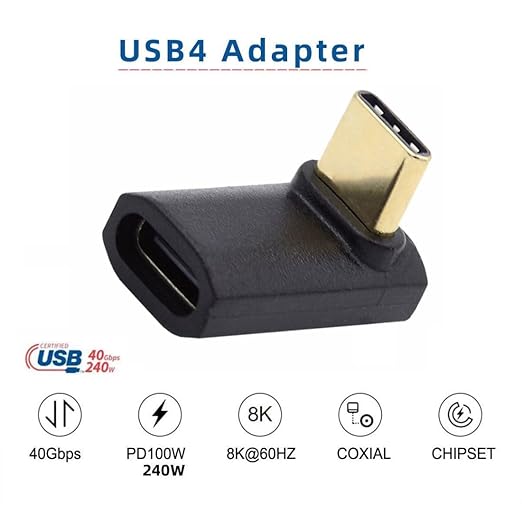 chenyang USB C Connector USB4 Type C 240W Power 40Gbps Data 8K Video Extension - Image 2