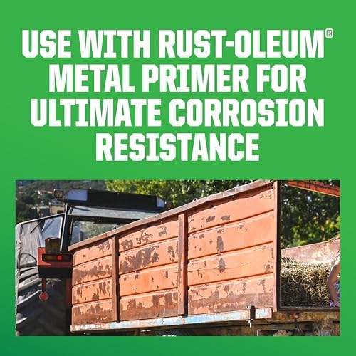 Rust-Oleum Farm & Implement JD Green Spray Paint | Tractor Touch Up Paint, Equipment Restoration, Fade Resistant Color, Fast Dry Formula, Farm Equipment Finish, 12 oz