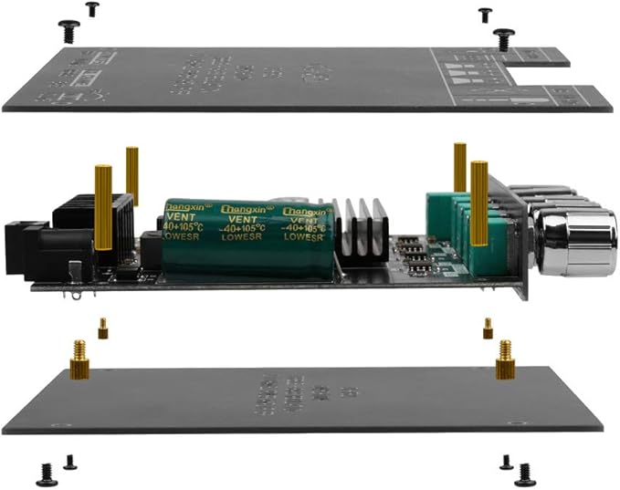 Bluetooth Audio Amplifier Board, ZK-TB21 2.1CH 50W x 2 +100W Subwoofer Power Amp - Image 7