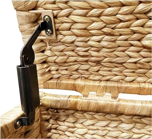ehemco water hyacinth wicker storage trunk, natural, 30x17.5x17.5, package contents