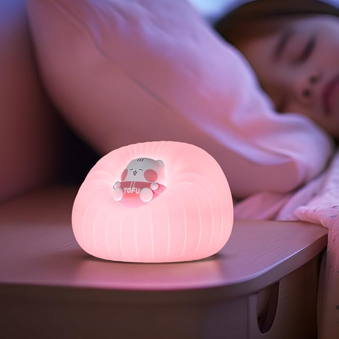 ICARER FAMILY Night Light for Bedroom, Rechargeable LED Lamp - Image 6