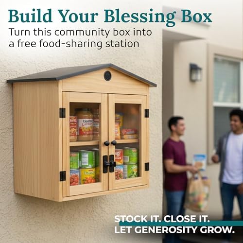 havlyn outdoor little library box outdoor kit –, front angle view
