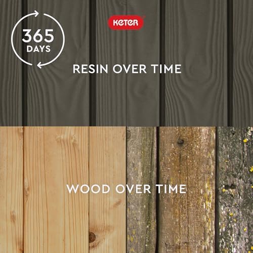 keter westwood 150 gallon resin large outdoor storage, package contents