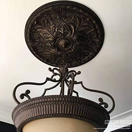 11 1/4"OD x 1 1/8"P Linus Ceiling Medallion