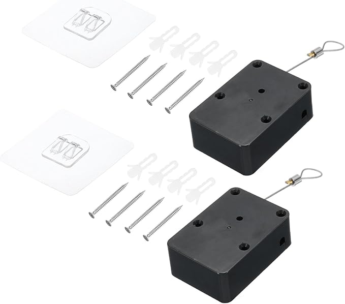 MECCANIXITY Punch Free Automatic Sensor Door Closer 78.7" Retractable Cable Lock by MECCANIXITY
