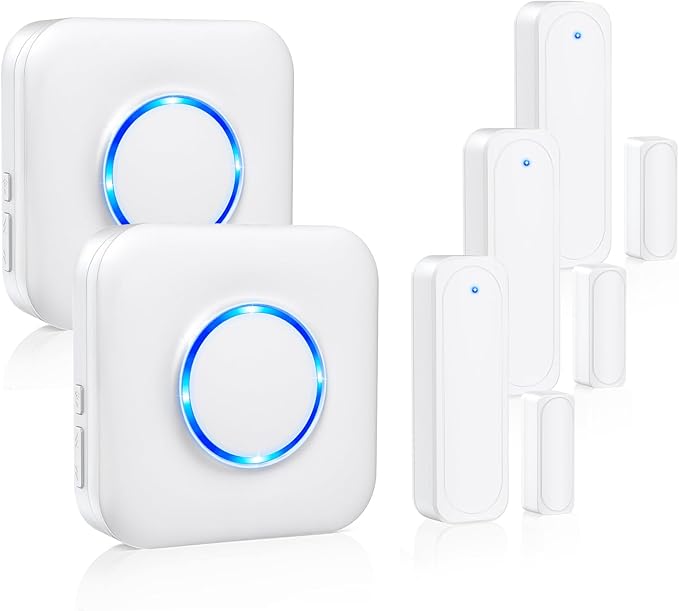 Door Chime, Satisure Door Sensor Chime When Door Opens, Door Entry Alarm by Satisure