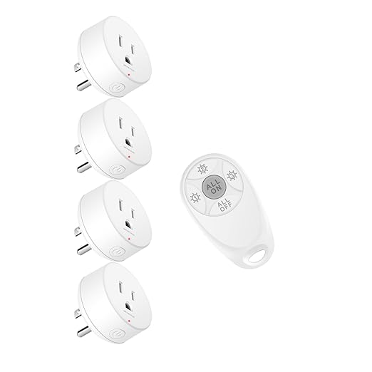 Remote Control Outlet, Wireless Light Switch, 500ft Range, No Wiring Needed by greencycle