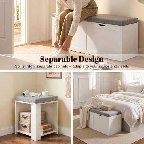 63” breakfast nook bench, l shaped storage bench showing dimensions