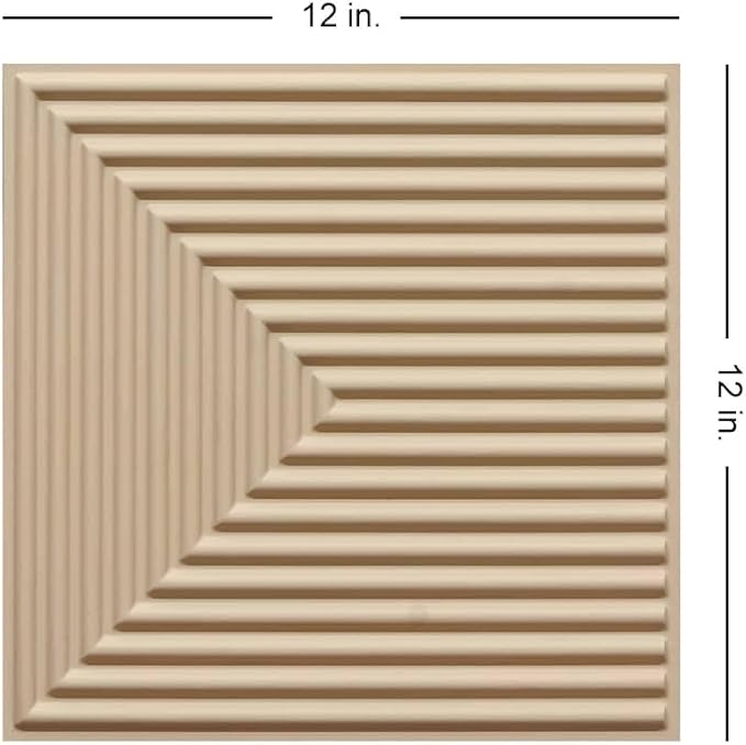From Plain To Beautiful In Hours 9004 Depth Tier PVC 12 in x 12 in Peel and - Image 2