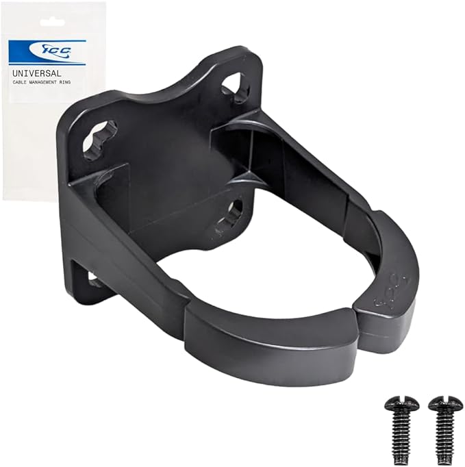ICC 3” Plastic Cable Management Ring, Vertical/Horizontal, Rack or Wall Mount by ICC
