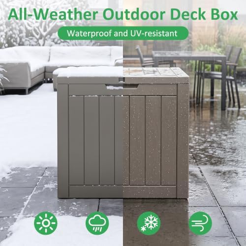 patiozen 40 gallon deck box, outdoor storage box, package contents