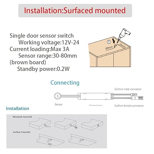 VST Motion Sensor Light Switch, IR Sensor Switch Door Activated Light Switch - Image 3