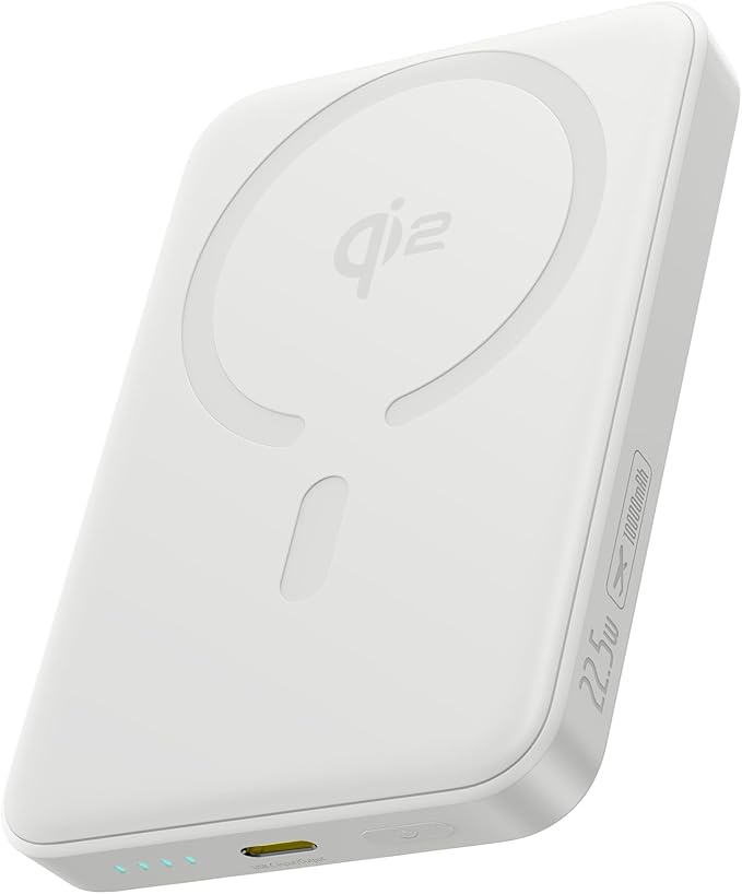 Baseus for MagSafe Portable Charger, Qi2 Certified 15W Wireless Magnetic Power by Baseus